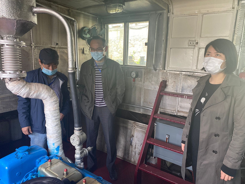 船舶工程學院實地檢查“交運號”實習船船況，積極備戰(zhàn)開學