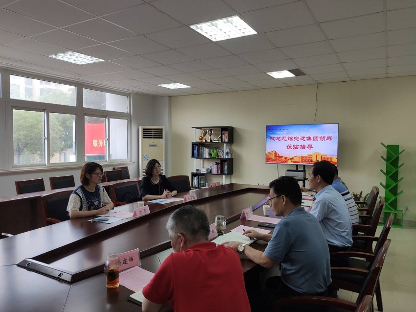 無錫交建集團(tuán)黨委副書記葉亞娟一行來我校調(diào)研交流