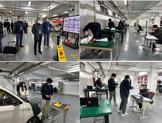 汽車工程學院1+X智能新能源汽車職業(yè)技能等級證書順利開考