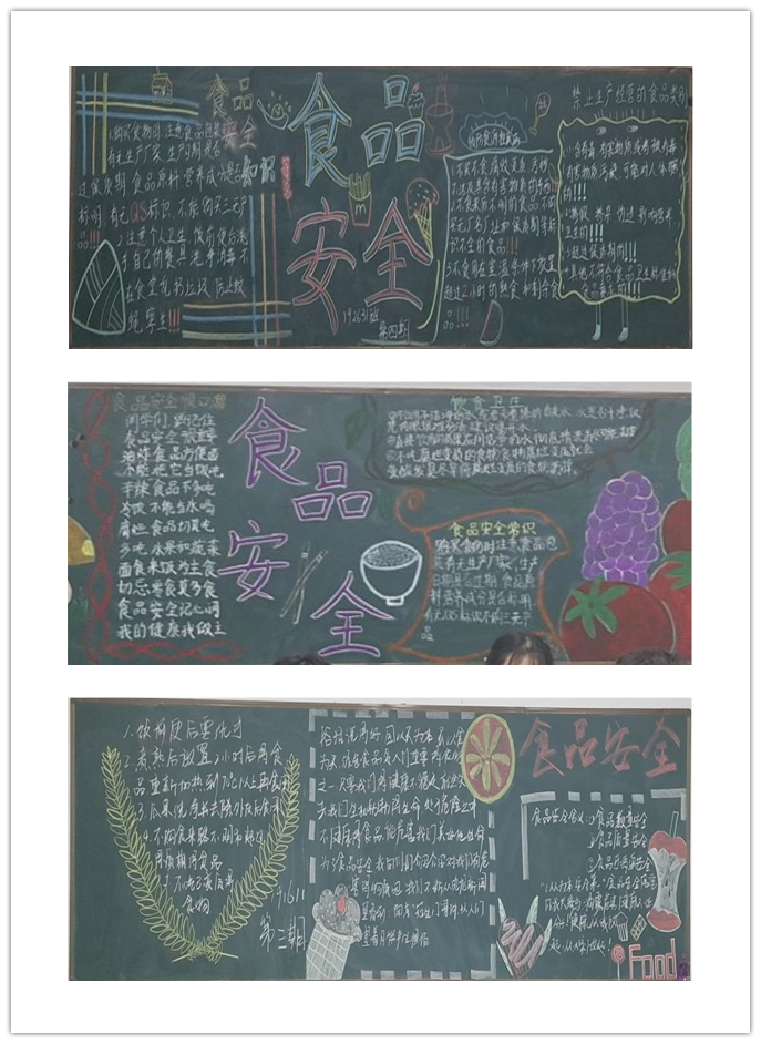 舌尖上的安全——信息管理學(xué)院“食品安全”黑板報評比圓滿結(jié)束
