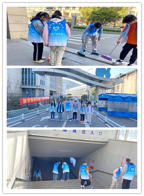 信息管理學(xué)院開展學(xué)雷鋒志愿服務(wù)活動月之校園衛(wèi)生清潔